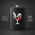 The Morning after Legends Matte Black Flask