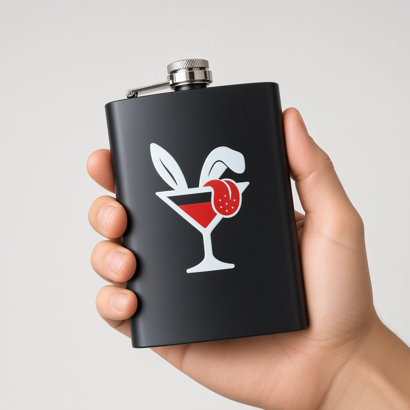 The Morning after Legends Matte Black Flask