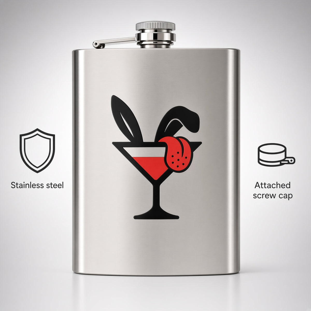 The Morning after Legends Stainless Steel Flask