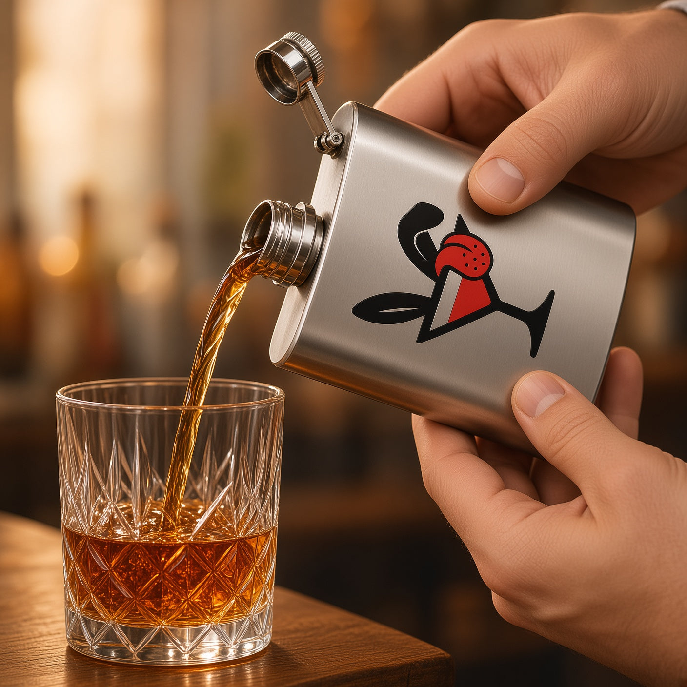 The Morning after Legends Stainless Steel Flask